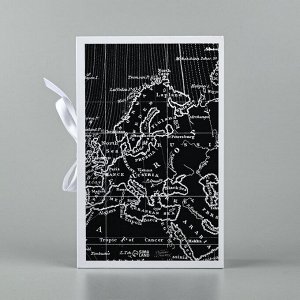 Коробка - книга, упаковка подарочная, «Карта мира», 20 х 12.5 х 5 см