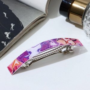 Заколка - автомат для волос «Электро», 8.3 см, МИКС