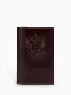 Обложка для паспорта, цвет бордовый