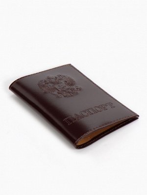 Обложка для паспорта, цвет бордовый