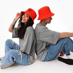 Панама Good vibes, оранжевая, р-р 56