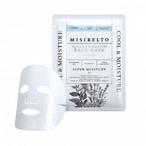 MISIRELTO VC24 Cool&Moisture Face Mask - успокаивающая маска для лица с церамидами и витамином C