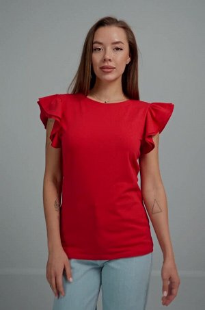 Женская блузка с коротким рукавом