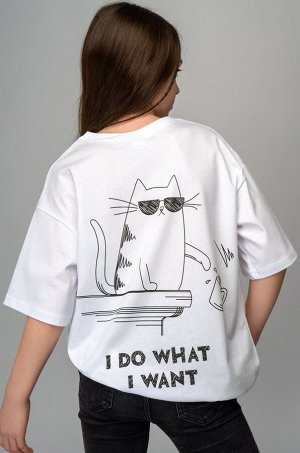 Детская футболка оверсайз Happyfox