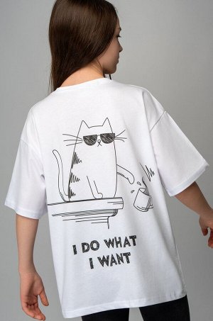 Детская футболка оверсайз Happyfox