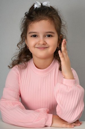 Блузка для девочки с длинным рукавом