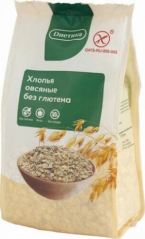 Хлопья овсяные "Диетика" 300г