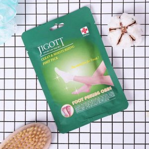 Jigott Отшелушивающие пилинг-носочки / Clean &amp; Moisturizing Foot Pack, 1 пара
