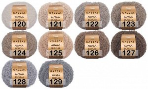 Пряжа Gazzal Alpaca Boucle