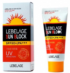 LEBELAGE. Солнцезащитный крем для лица UV SUN BLOCK SPF50+/PA+++, 70 мл