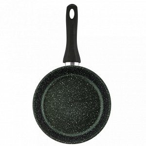 Сковорода с антипригарным покрытием д20см "Сияние Green", h5,1см, s0,38см, ручка из термостойкого пластика (Россия)