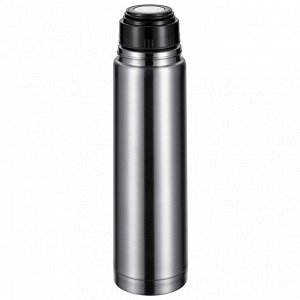 Термос из нержавеющей стали с узкой горловиной "Bullet" 0,75л, д7,5см, h29см, винтовая пробка из полипропилена, цветная коробка, "Regent" (Китай)