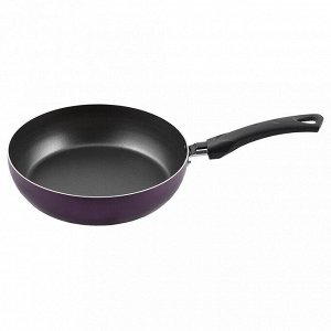 "Violet" Сотейник с антипригарным покрытием д24см, h6,3см, s1,8мм, бакелитовая ручка (Россия)