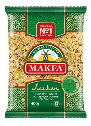 Макароны "Макфа" Халяль Лагман 400г 1/24, шт