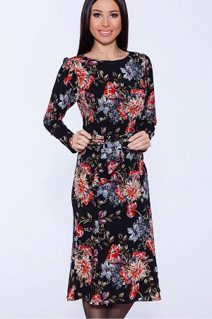 #51054 Платье (Emansipe) Черный/цветы