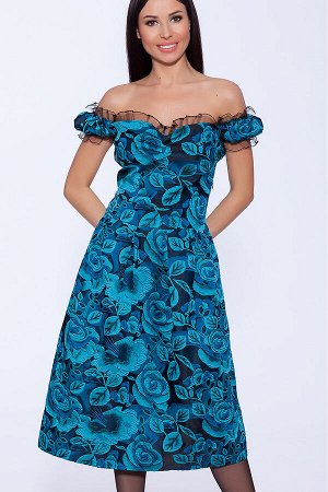 #53419 Платье (Emansipe) Голубые розы