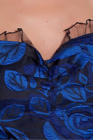 #53422 Платье (Emansipe) Синие розы