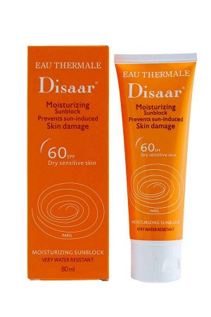 Disaar Солнцезащитный крем для лица SPF60/РА+++, 80 мл.