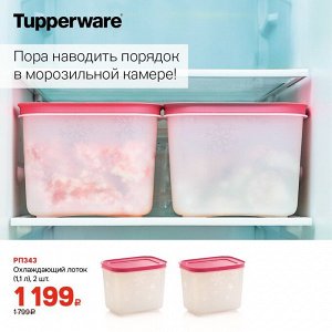 Охлаждающий лоток™ (1,1 л), 2 шт. - Tupperware®.