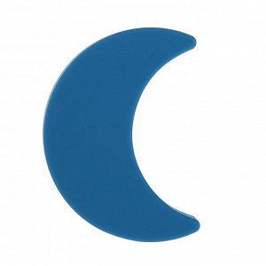 Ручка кнопка детская "Полумесяц", цвет синий