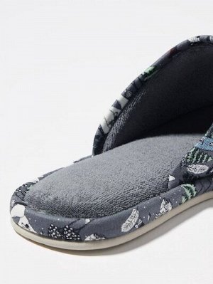 UNIQLO - домашние тапочки с Муми-троллем - 08 DARK GRAY