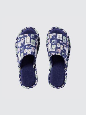 UNIQLO - домашние тапочки с Муми-троллем - 68 BLUE