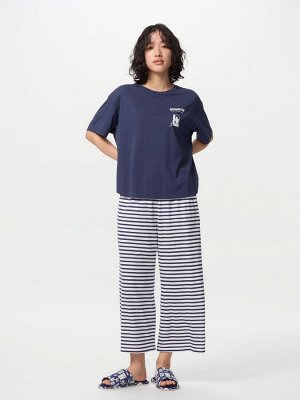 UNIQLO - домашние тапочки с Муми-троллем - 68 BLUE