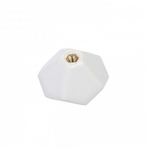 Ручка-кнопка Ceramics 026, керамическая, белая