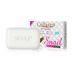 Pei Mei. Мыло с экстрактом коллагена и муцином улитки, Collagen & Snail Soap, 100г.