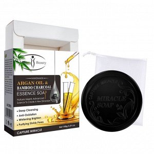 Aichun Beauty. Мыло-эссенция с аргановым маслом и экстрактом древесного угля, 100г