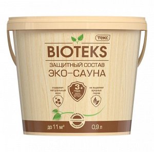 Защитный состав ЭКО-САУНА BIOTEKS 0,9 л