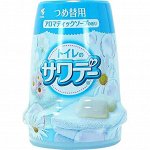 Освежитель воздуха для туалета Sawaday «Aromatic soap» (сменный гелевый блок) 140 гр
