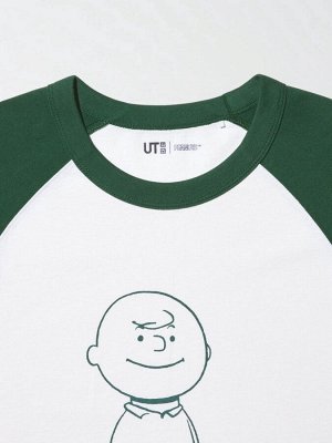 UNIQLO - оверсайз футболка с дизайном Peanuts - 57 OLIVE