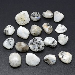 Лунный камень (Адуляр) галтовка фракция 10-25мм, упаковка 100г