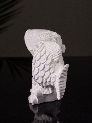 Фигурка гипс «Рыбка фэншуй»,14x7.5x4 см, натуральный