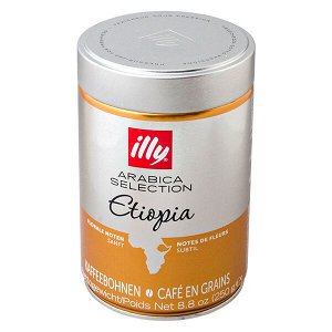 Кофе ILLY Etiopia 250 г ж/б зерно 1/6