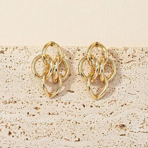 Серьги Серьги 
Размер 3,8*2,5 см
Состав: бижутерийный сплав