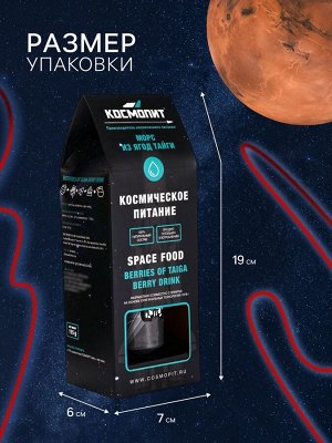 Космическое питание «Морс из ягод тайги», в тюбике, 115 г