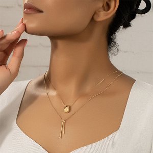 Колье Колье окружность 40+7 см
Состав: бижутерийный сплав
