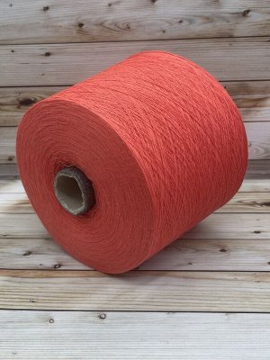 Пряжа для вязания 100 гр., Saturn 100% хлопок 1800м/100г Коралловый