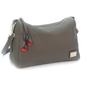 Женская сумка Borgo Antico. Кожа. 7173 grey