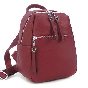 Рюкзак Borgo Antico. Кожа. 6102 wine red