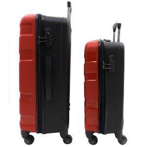 Комплект чемоданов. PP-02 red (4 колеса)