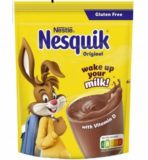 Быстрорастворимый какао напиток Nesquik Nestle пакет 200 гр