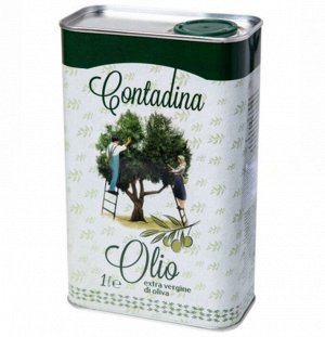 Оливковое масло Extra Supremo от Contadina для жарки и салатов рафинированное + нерафинированное 1.0 л Италия