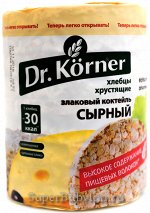 Dr.Korner Хлебцы 100г  Злаковый коктейль сырный