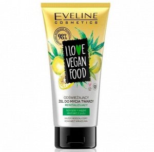 Eveline Гель для умывания глубоко Очищающий I Love Vegan Food, 175мл