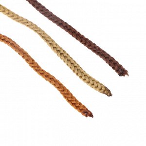 Шнур для вязания полиэфирный 3мм, 50м/100гр, набор 3шт (Комплект 13)