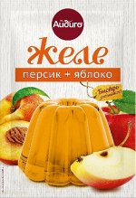 Желе яблоко+персик 50 г. Айдиго 16/15