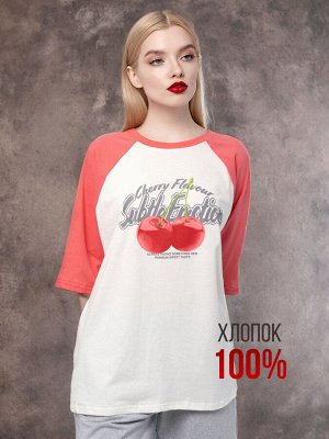 Футболка оверсайз для девочки ФБН0012